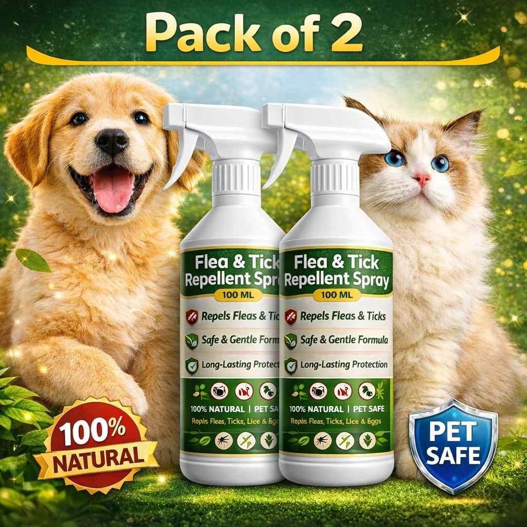 Flea & Tick Repellent Spray 100 ml  (BUY 1 GET 1)