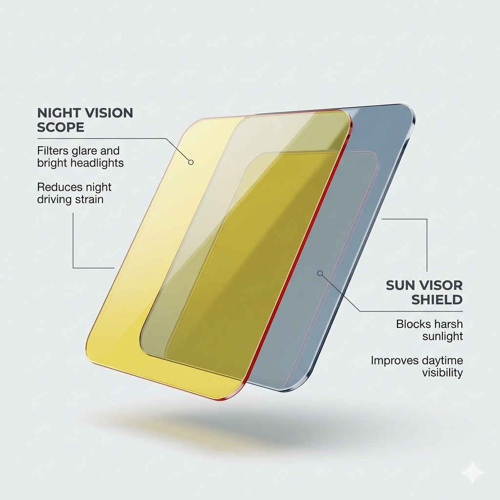 Car HD Visor Night Vision