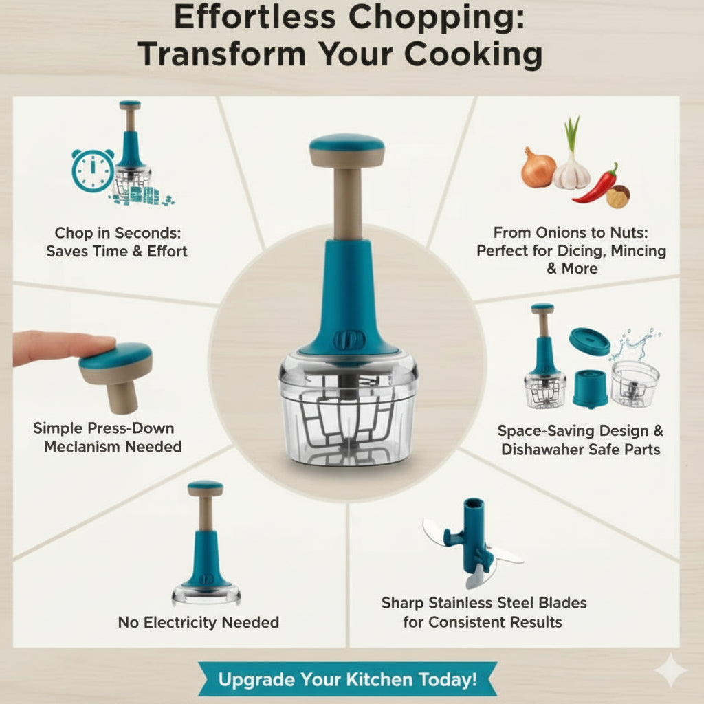 Manual Fruit and Vegetable Chopper
