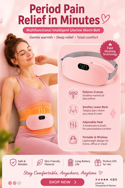 Portable Cordless Heating Pad for Menstrual Cramps Relief