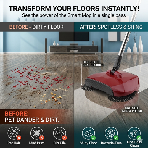 3 in 1 Automatic Smart Hand push Sweeper