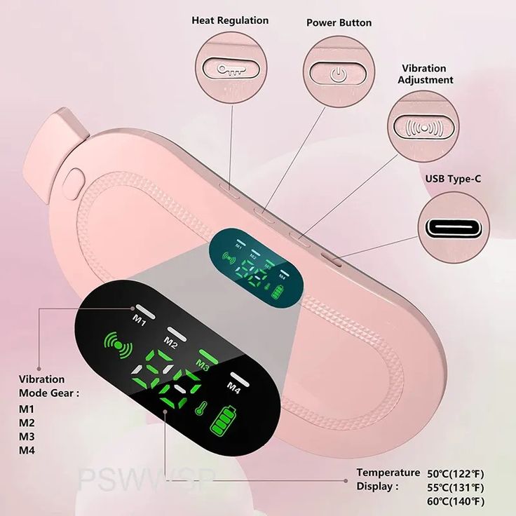 Portable Cordless Heating Pad for Menstrual Cramps Relief
