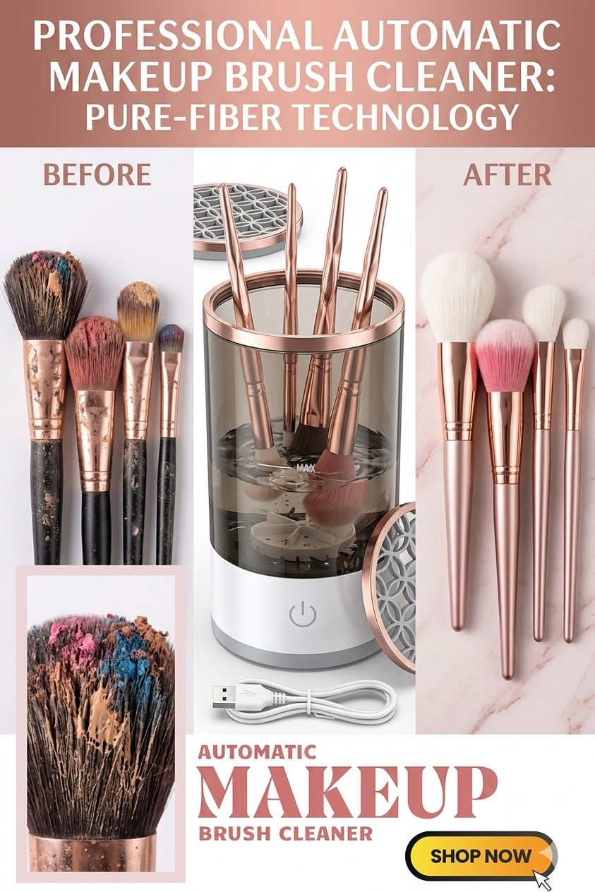 3 in 1 Electric Makeup Brush Cleaner
