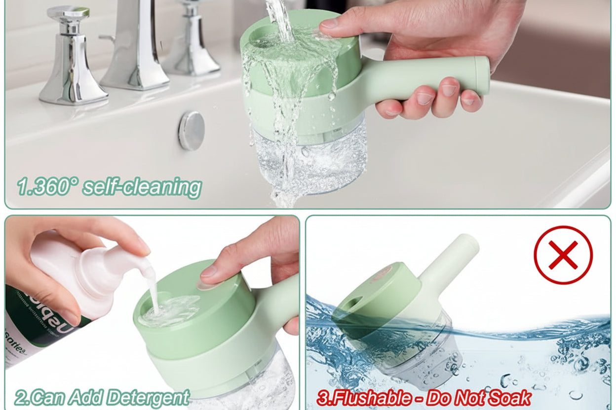 4 in 1 Portable Electric Vegetable Cutter Set